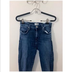 AGOLDE blue skinny jeans